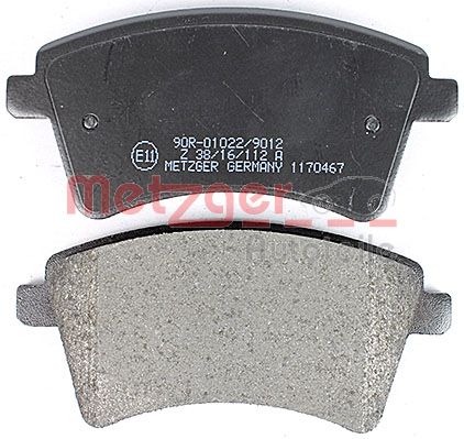 METZGER 1170467 GREENPARTS Bremsbelagsatz, Scheibenbremse
